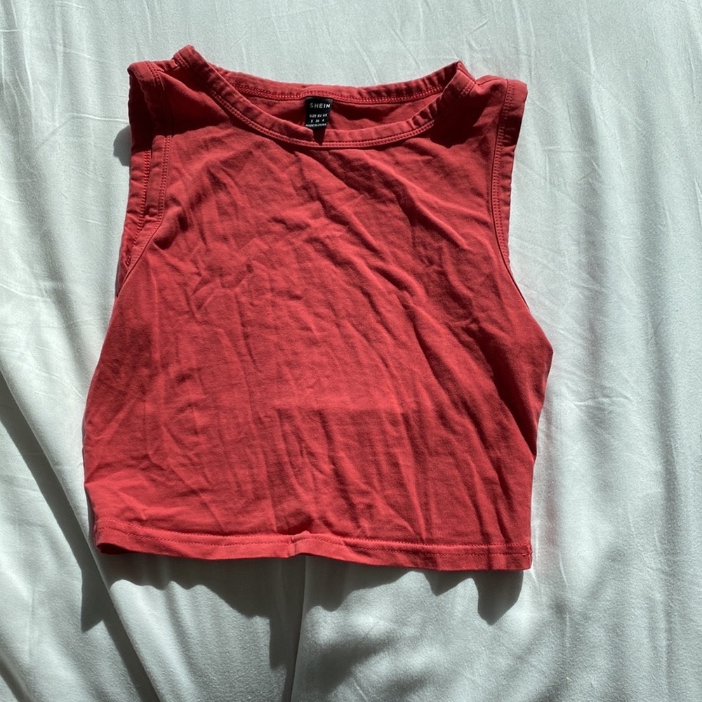 Pink crop top